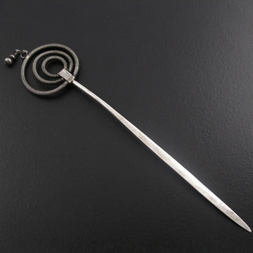 Handmade Miao Ethnic Tribal Hair Stick with Tassel 6.75"